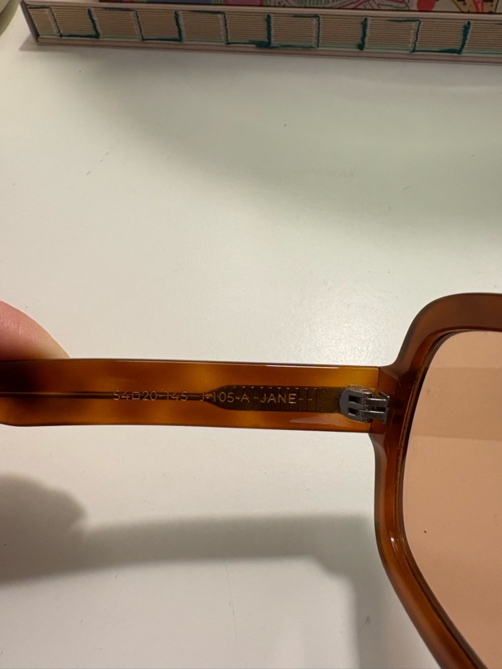 Women’s Sunglasses - Brown Oversized Square Frame - Picture 6 of 7